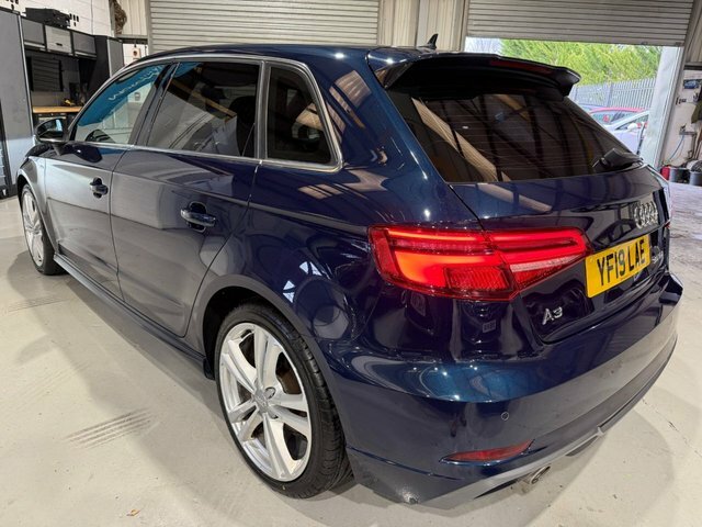 Audi A3 2019 1.6 Tdi 30 S Line Sportback S Tron YF19LAE Blue #5