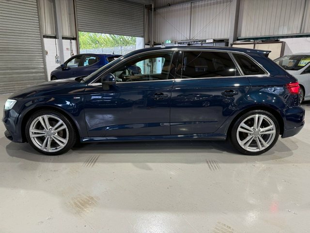 Audi A3 2019 1.6 Tdi 30 S Line Sportback S Tron YF19LAE Blue #6
