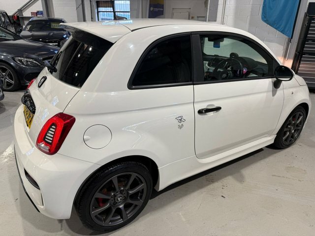 Abarth 595 2016 1.4 T-jet Hatchback Euro 6 WG66BFX White #3