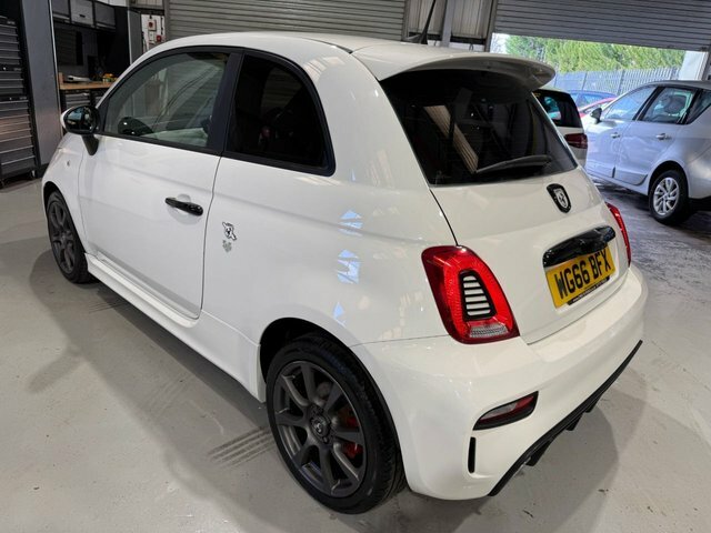 Abarth 595 2016 1.4 T-jet Hatchback Euro 6 WG66BFX White #6