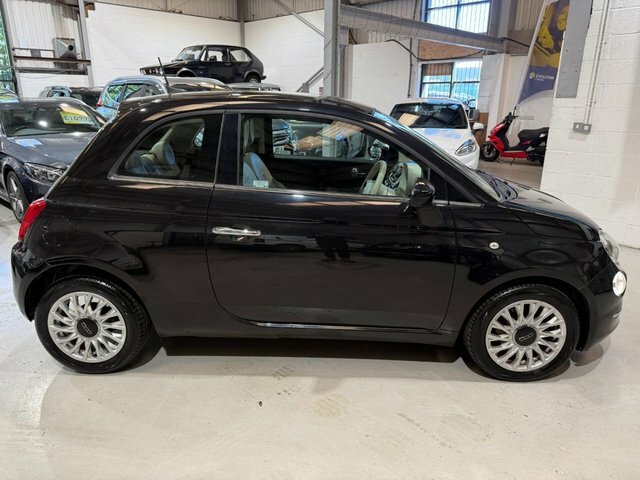Fiat 500 2018 1.2 Lounge Hatchback Euro 6 SP68FTX Black #2