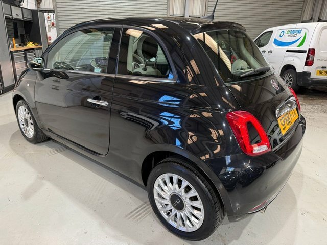Fiat 500 2018 1.2 Lounge Hatchback Euro 6 SP68FTX Black #5