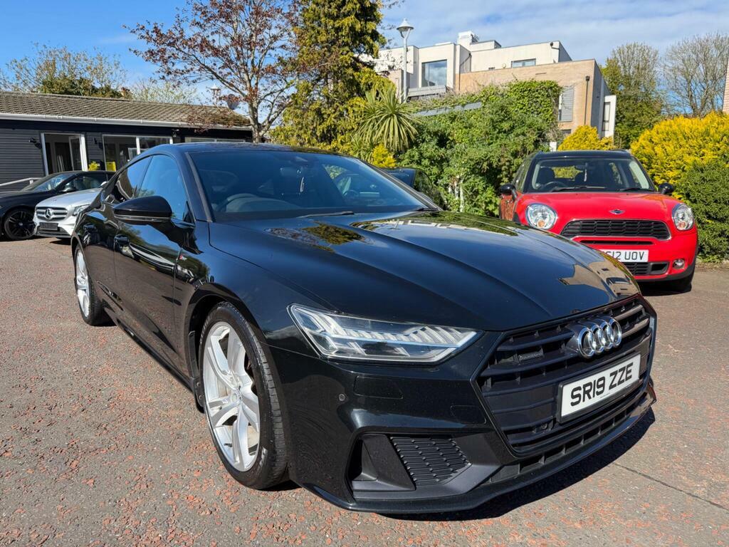 Audi A7 3.0 Tdi V6 45 S Line Sportback Tiptronic Quattro E Black