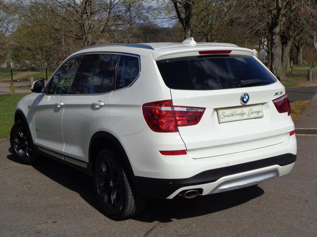 BMW X3 Xdrive 20D Xline Suv 5-Door DG66WOA White #4