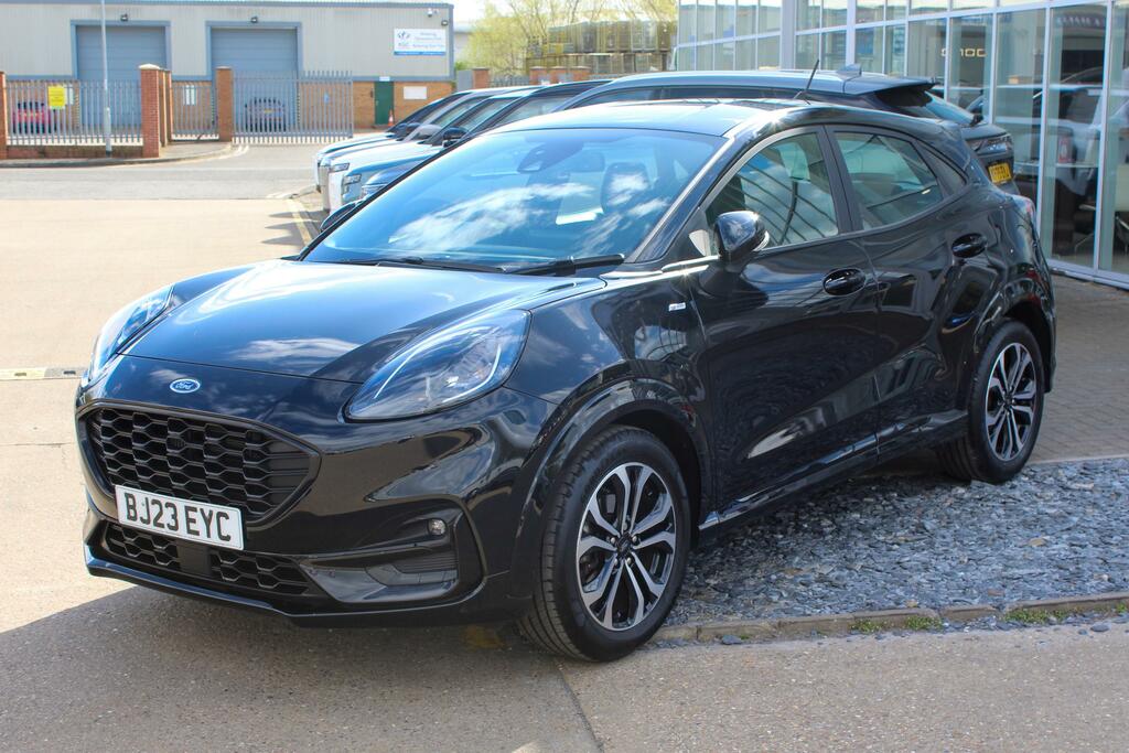Ford Puma 1.0T Ecoboost Mhev St-line Suv Hybrid M BJ23EYC Black #3