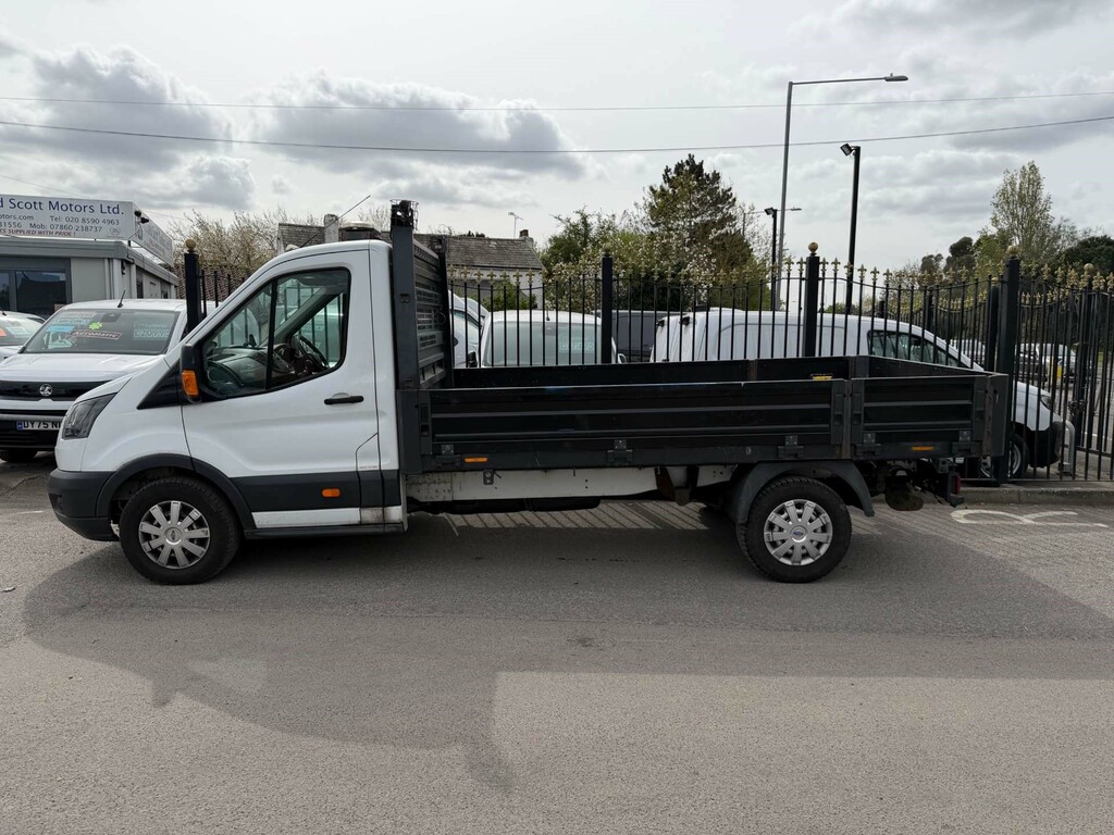 Ford Transit Custom 350 Ecoblue Leader Dropside Rwd L2 E BP19GYN White #6