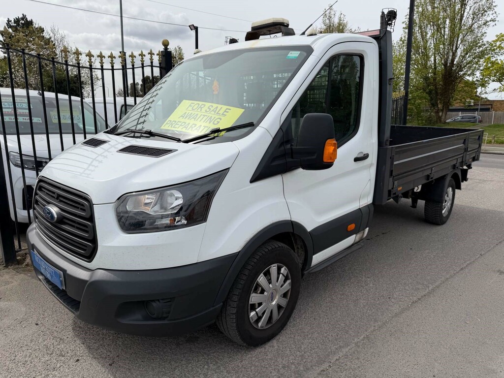 Ford Transit Custom 350 Ecoblue Leader Dropside Rwd L2 E White
