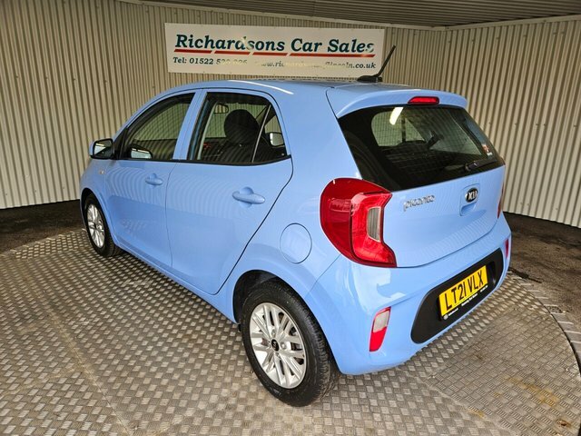 Kia Picanto 1.0 Dpi 2 Hatchback Euro 6 S S LT21VLX Blue #6