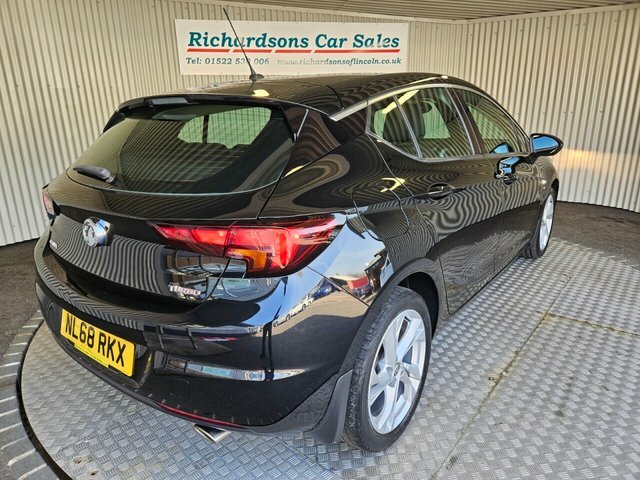Vauxhall Astra 1.6I Turbo Sri Hatchback Euro 6 NL68RKX Black #3