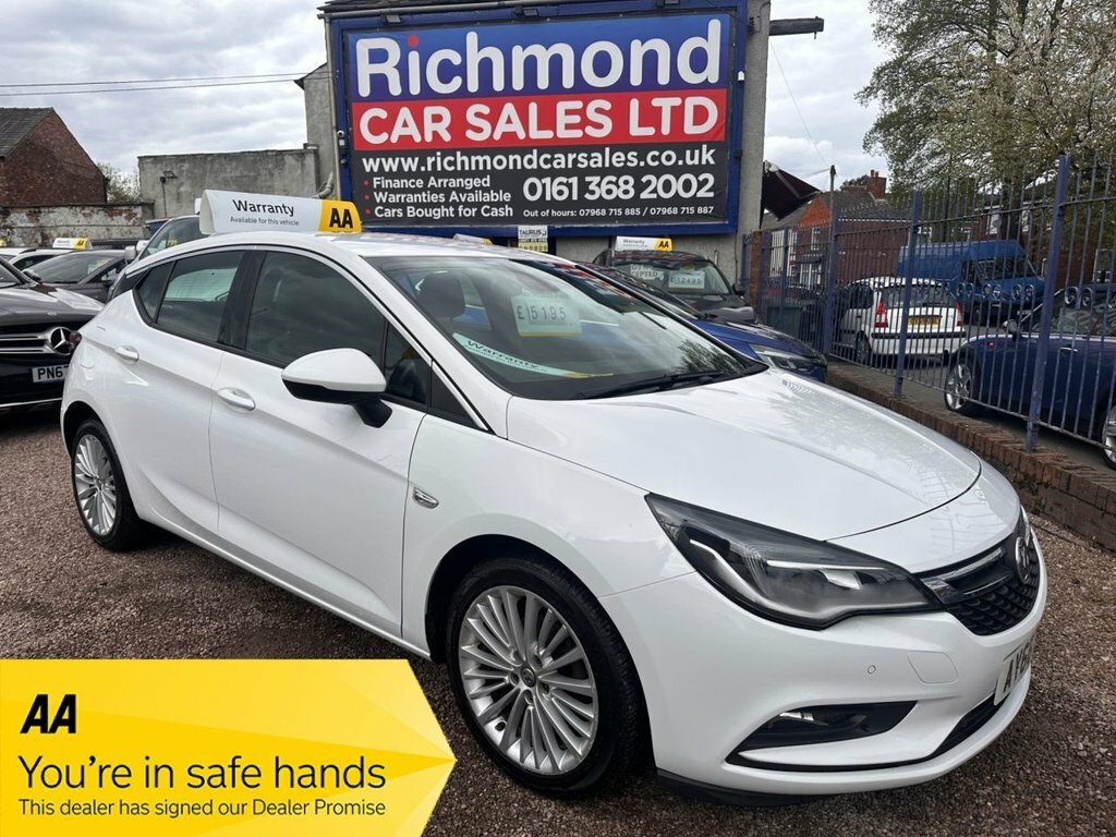 Vauxhall Astra 1.4L Elite Nav White