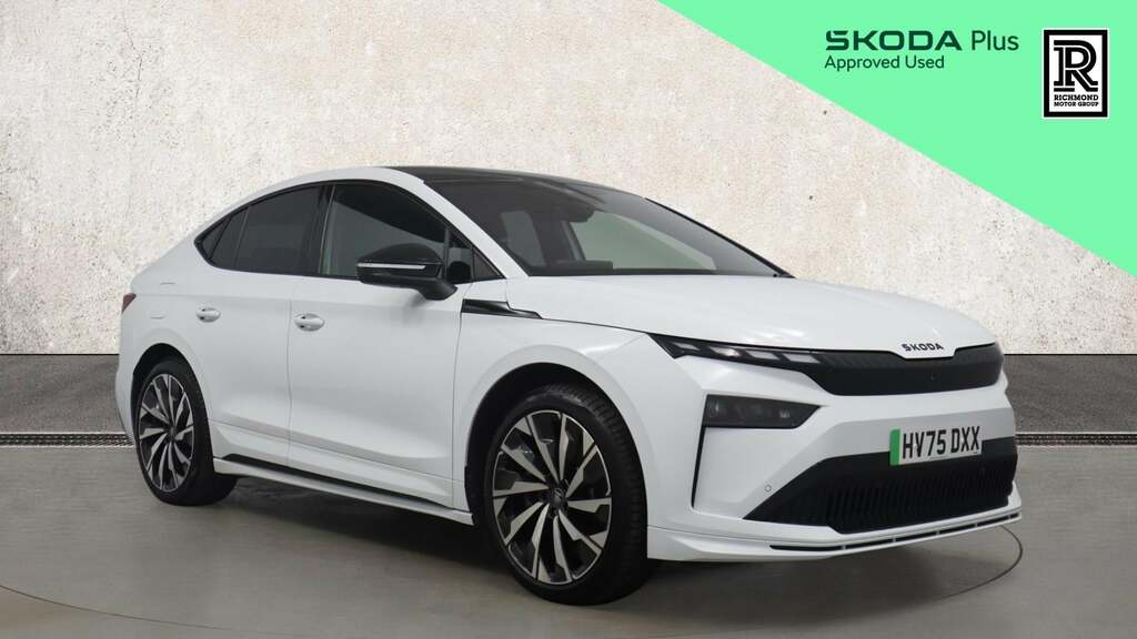 Skoda ENYAQ Enyaq Coup- Sportline 85X 82 Kwh 286 Ps Single Spe White
