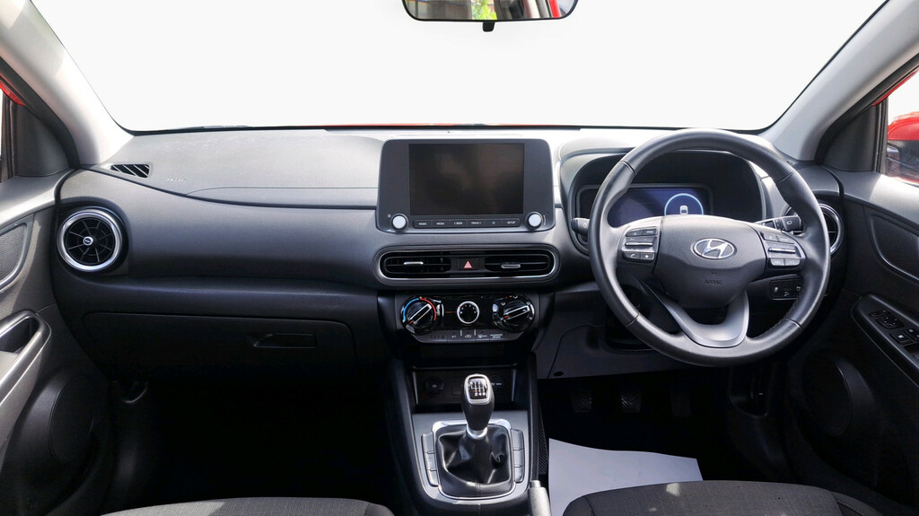 Hyundai Kona 1.0 T-gdi Mhev Se Connect Suv Hybrid Ma GJ72XRV Red #6