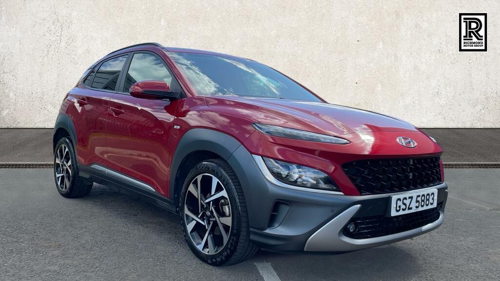 Hyundai Kona 1.0 T-gdi Mhev Premium Suv Hybrid Manua Red