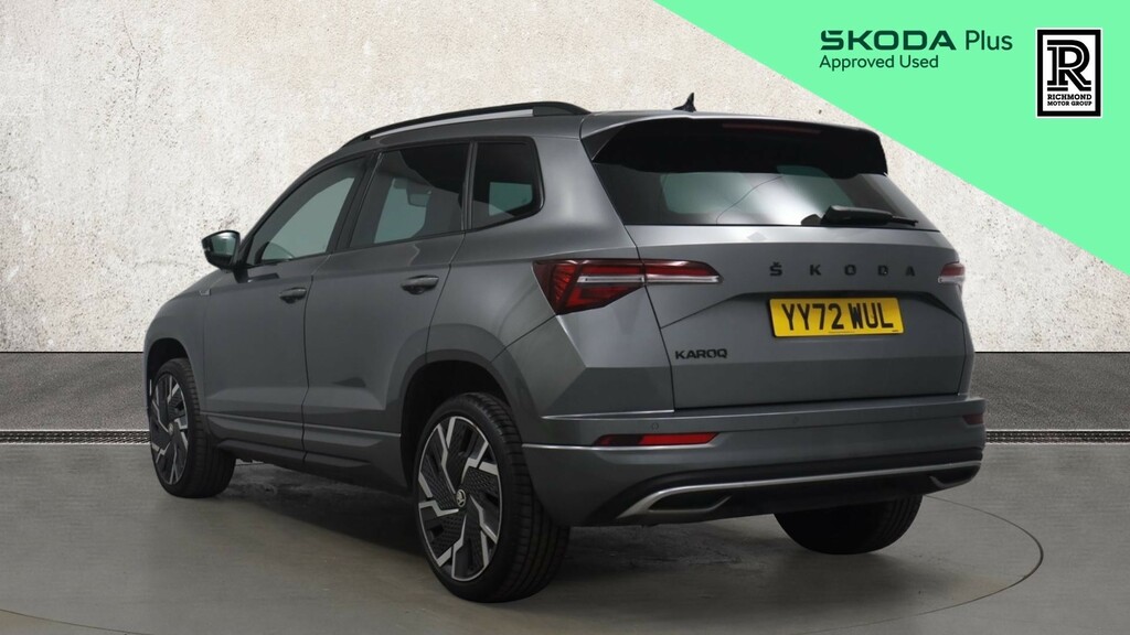 Skoda Karoq 1.5 Tsi Act Sportline Suv Dsg Euro 6 S YY72WUL Grey #3