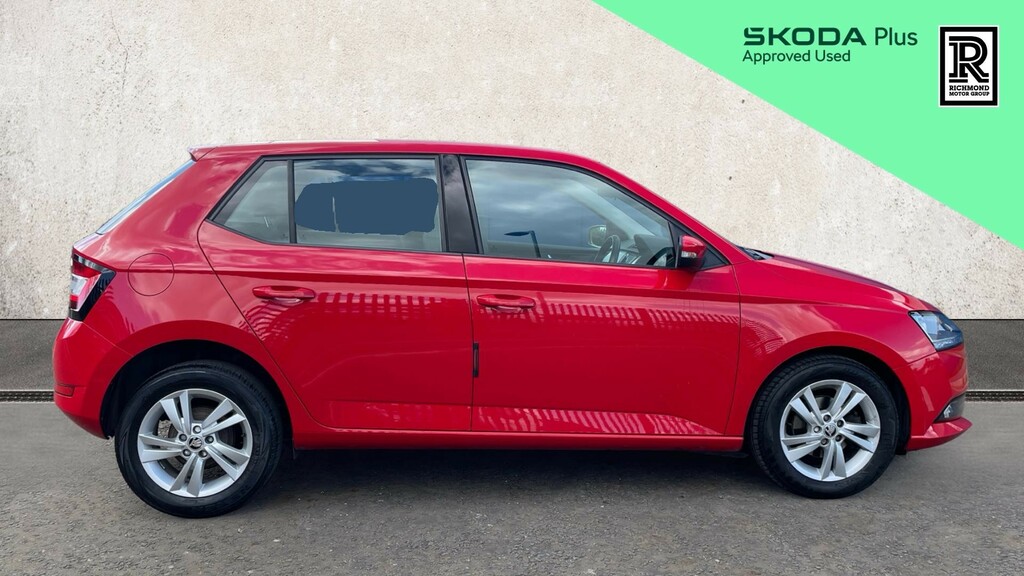 Skoda Fabia 1.0 Se Hatchback Euro 6 Ss 7 ML19XYE Red #4