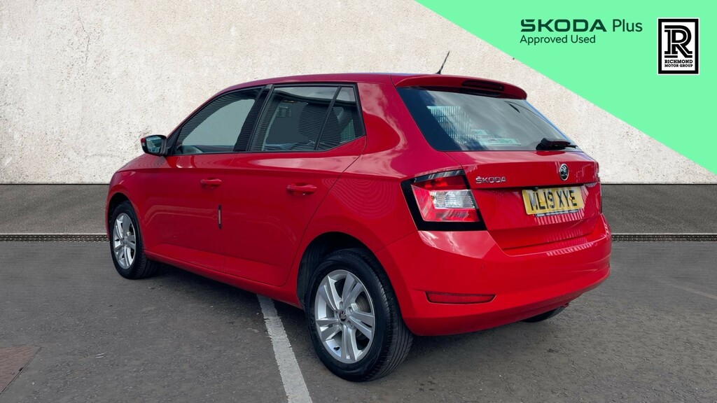 Skoda Fabia 1.0 Se Hatchback Euro 6 Ss 7 ML19XYE Red #3