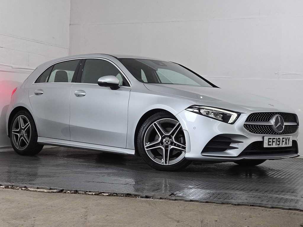 Mercedes-Benz A Class A180d Amg Line EF19FXY Silver #2