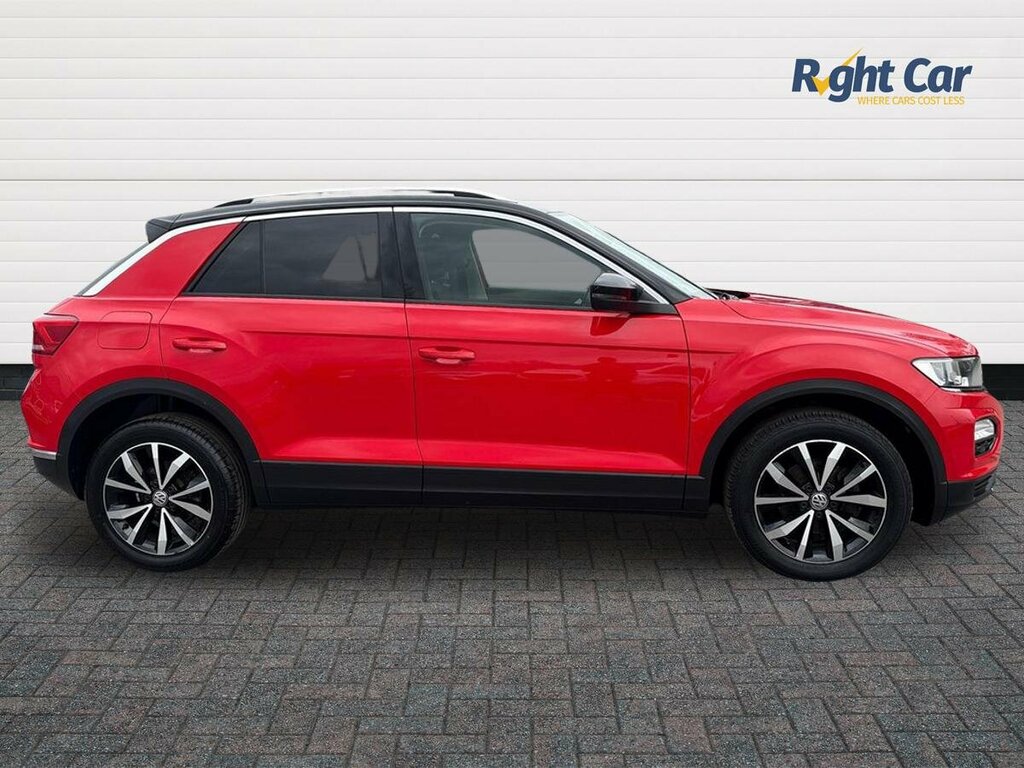 Volkswagen T-Roc 1.0 Tsi Se - 2019 19 YX19UOT Red #4