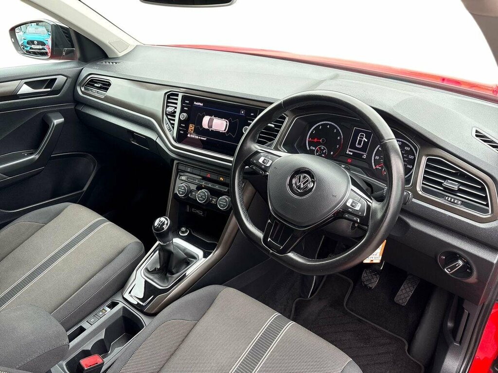 Volkswagen T-Roc 1.0 Tsi Se - 2019 19 YX19UOT Red #6