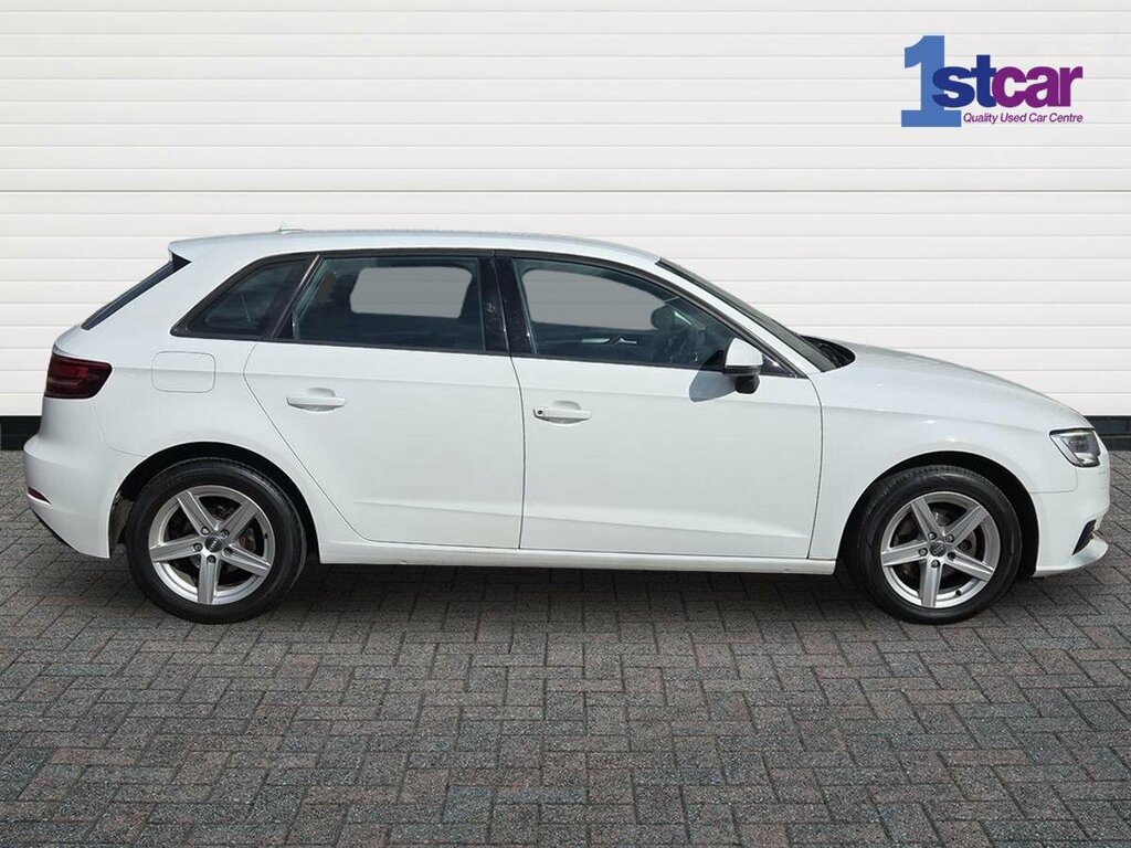 Audi A3 1.0 Tfsi Se Sportback - 2017 17 GJ17OGL White #4