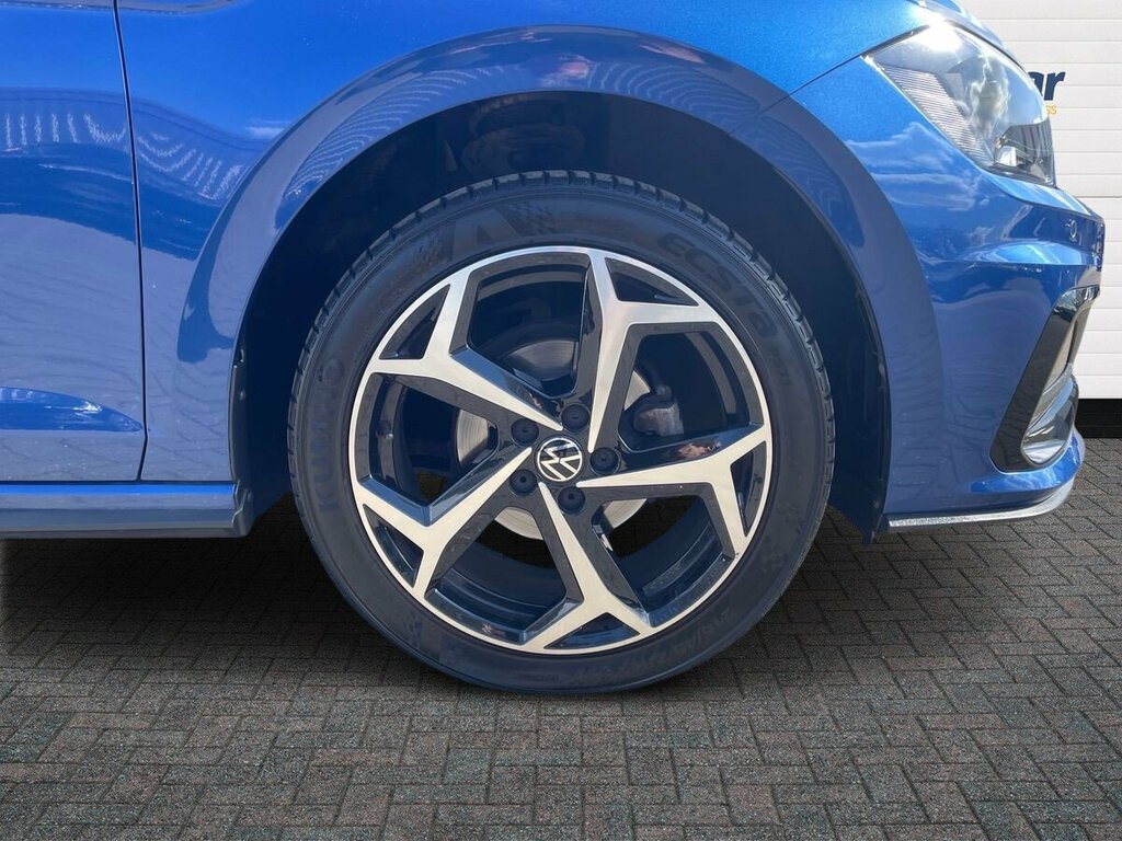 Volkswagen Polo 1.0 Tsi R-line - 2021 21 BF21PZA Blue #5