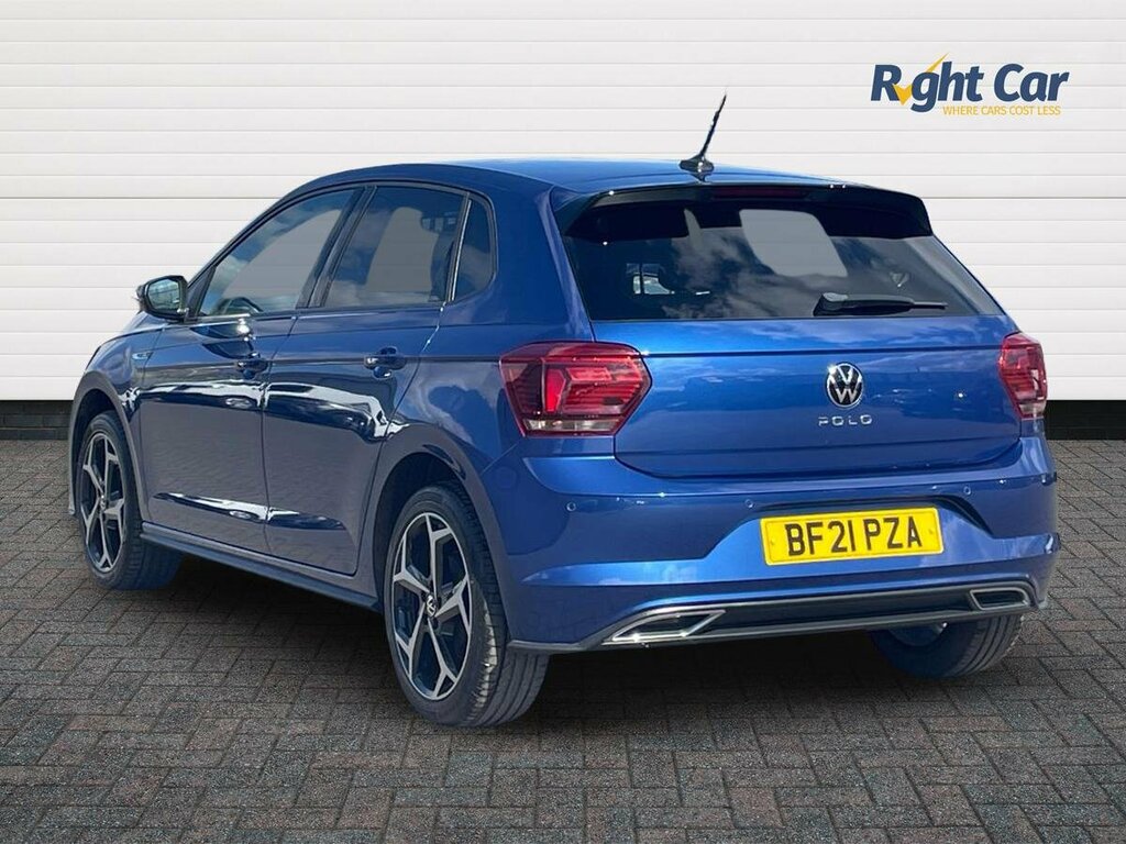 Volkswagen Polo 1.0 Tsi R-line - 2021 21 BF21PZA Blue #3