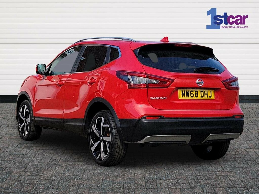 Nissan Qashqai 1.3 Dig-t Tekna - 2018 68 MW68DHJ Red #3
