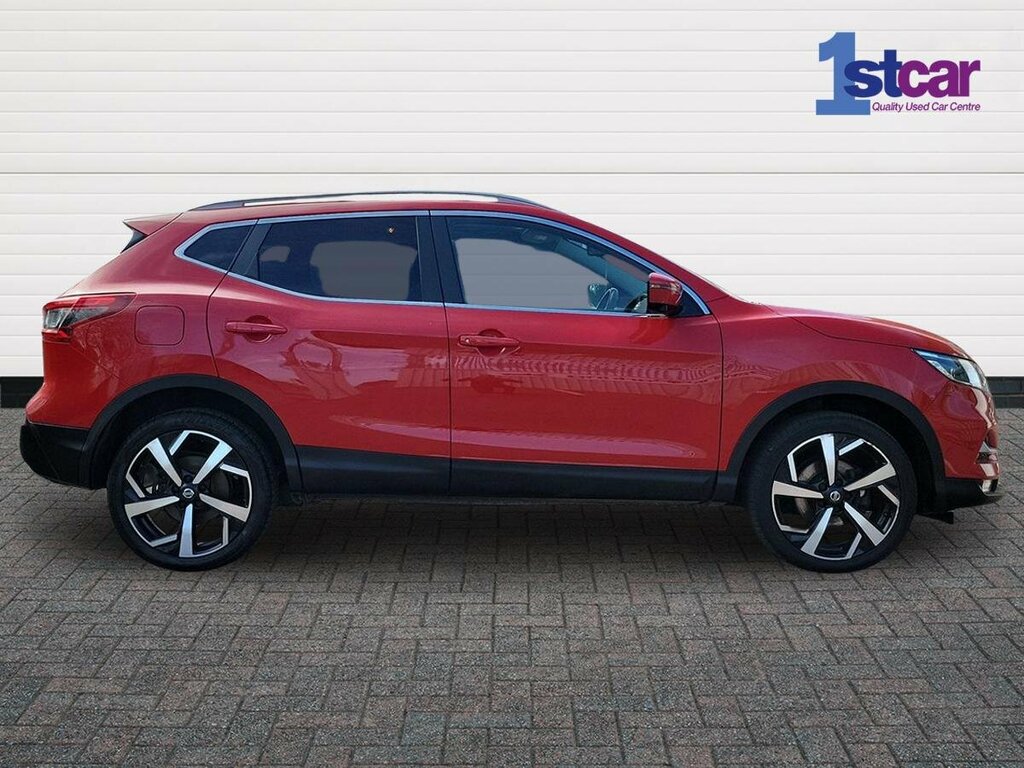 Nissan Qashqai 1.3 Dig-t Tekna - 2018 68 MW68DHJ Red #4
