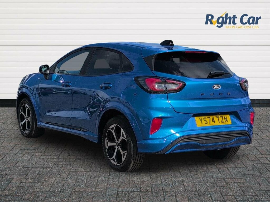 Ford Puma 1.0T Ecoboost Mhev St-line Dct - 2024 74 YS74TZN Blue #3