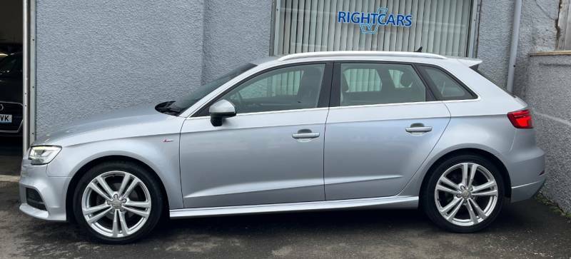 Audi A3 30 Tfsi 116 S Line S Tronic - 2019 19 Silver #3
