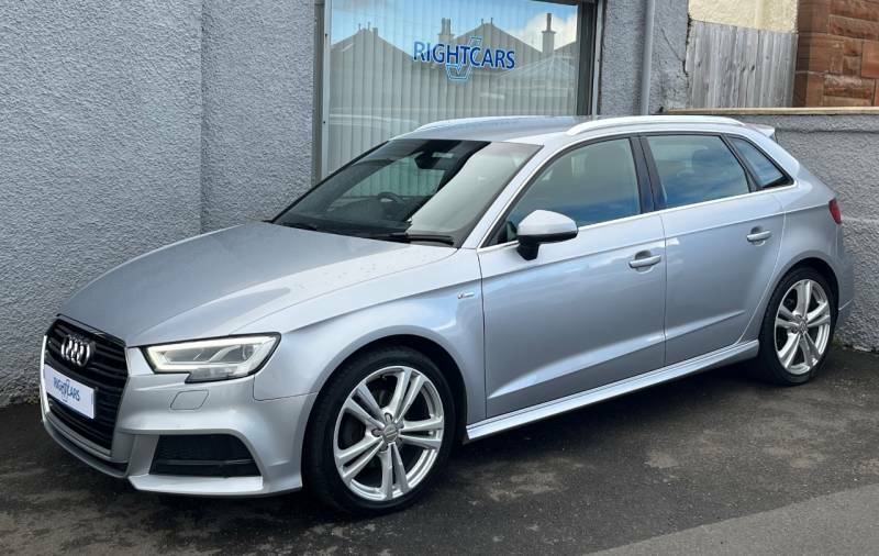 Audi A3 30 Tfsi 116 S Line S Tronic - 2019 19 Silver #2