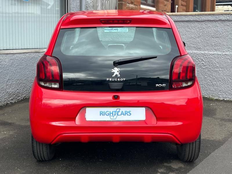 Peugeot 108 1.0 Active - 2016 66 SC66PZT Red #5
