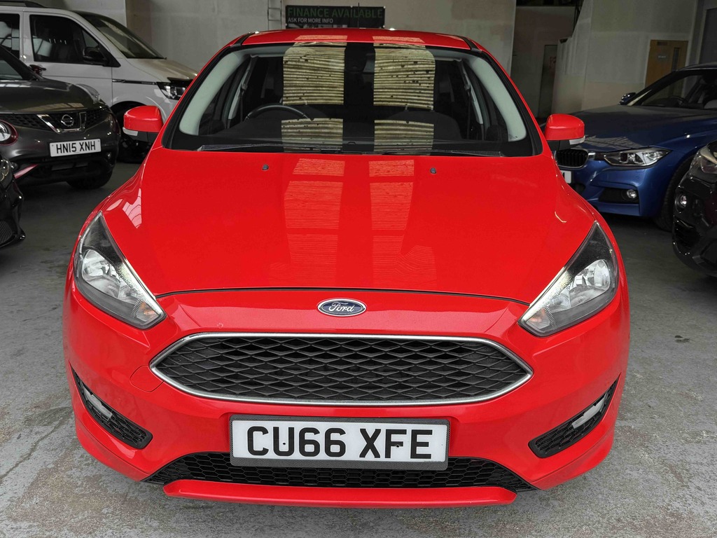 Ford Focus 1.5 Tdci 120 Zetec S CU66XFE Red #2
