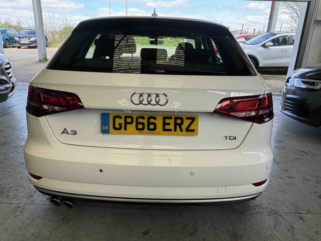 Audi A3 2.0 Tdi Sport S Tronic GP66ERZ White #6