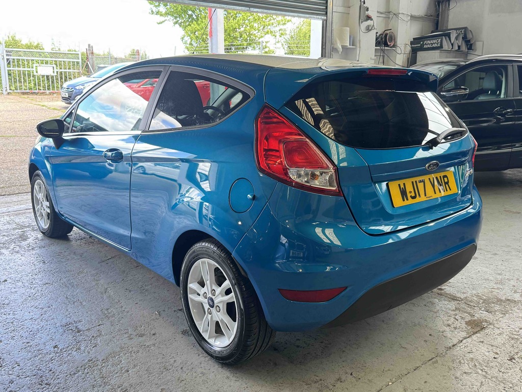 Ford Fiesta 1.25 82 Zetec Blue WJ17YNR Blue #5