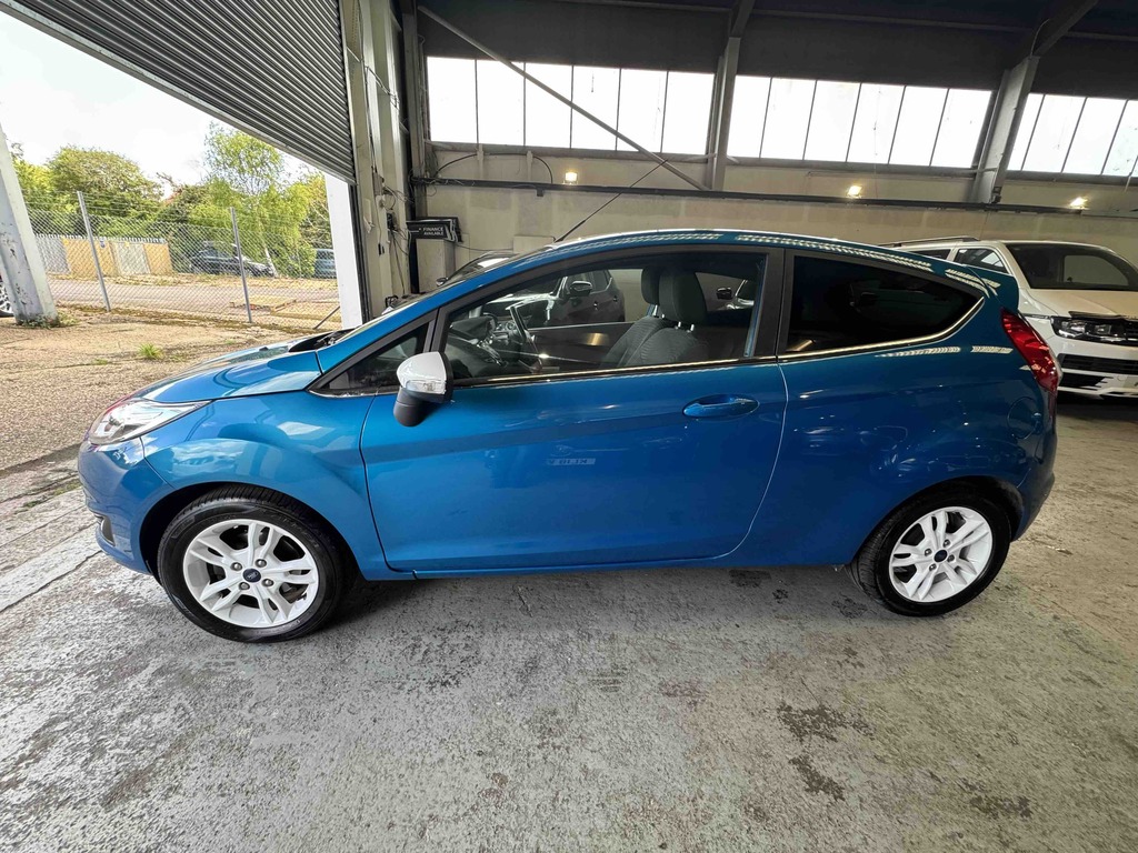 Ford Fiesta 1.25 82 Zetec Blue WJ17YNR Blue #4