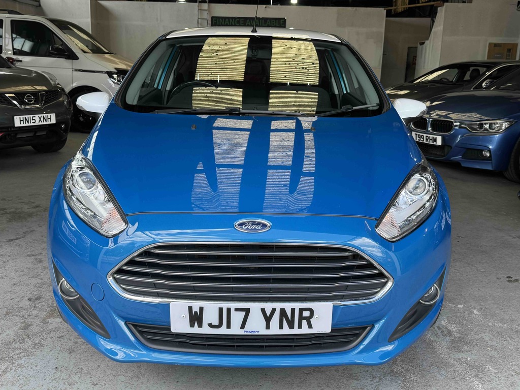 Ford Fiesta 1.25 82 Zetec Blue WJ17YNR Blue #2