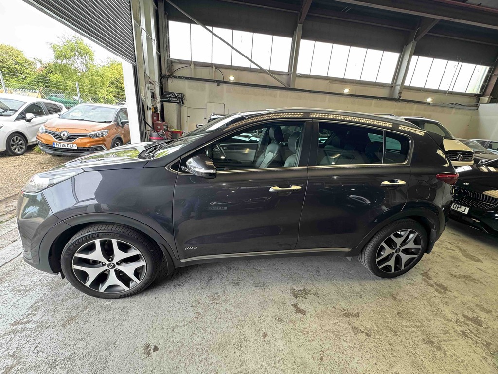 Kia Sportage 2.0 Crdi Gt-line LX16GZJ Silver #4