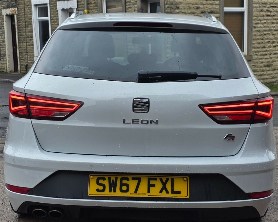 Seat Leon 2.0 Tdi Fr Technology St Euro 6 Ss SW67FXL White #6