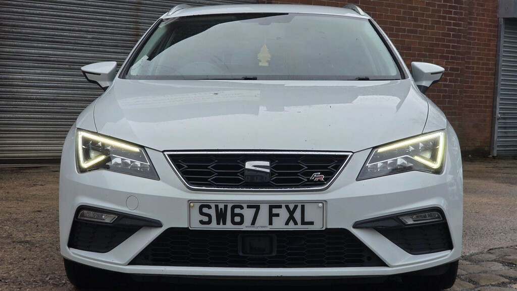 Seat Leon 2.0 Tdi Fr Technology St Euro 6 Ss SW67FXL White #2