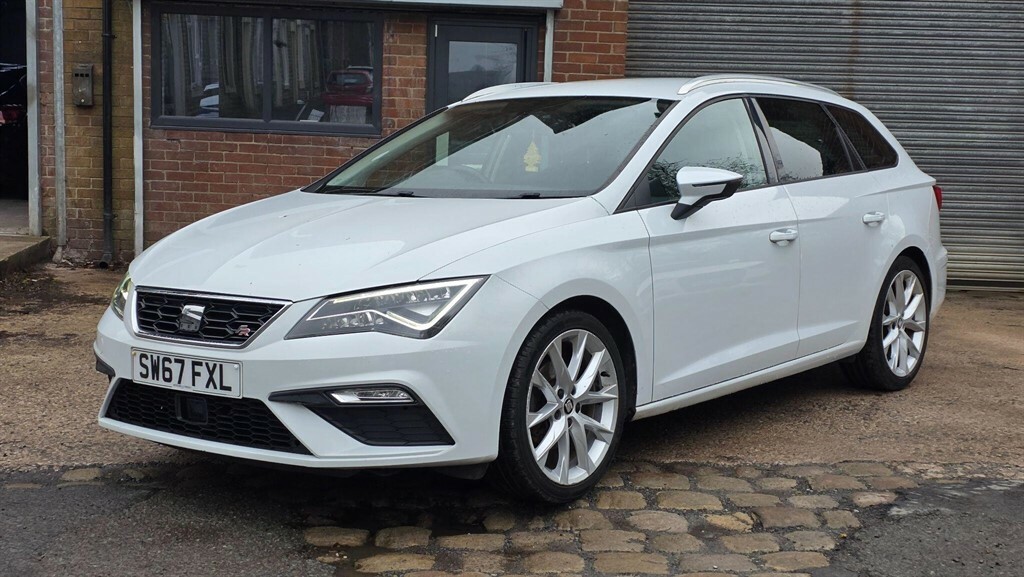 Seat Leon 2.0 Tdi Fr Technology St Euro 6 Ss SW67FXL White #3