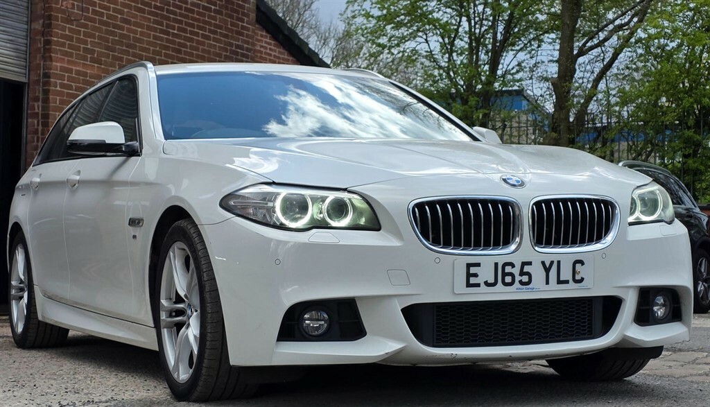 BMW 5 Series 2.0 520D M Sport Touring Euro 6 Ss White
