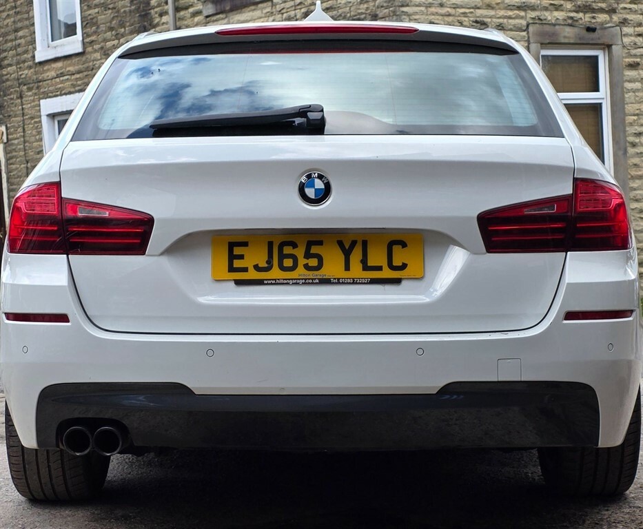 BMW 5 Series 2.0 520D M Sport Touring Euro 6 Ss EJ65YLC White #6