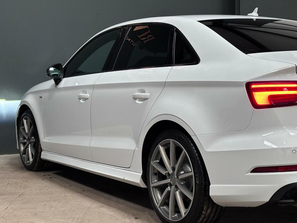 Audi A3 Saloon 2.0 Tdi Black Edition S Tronic Euro 6 Ss White #3