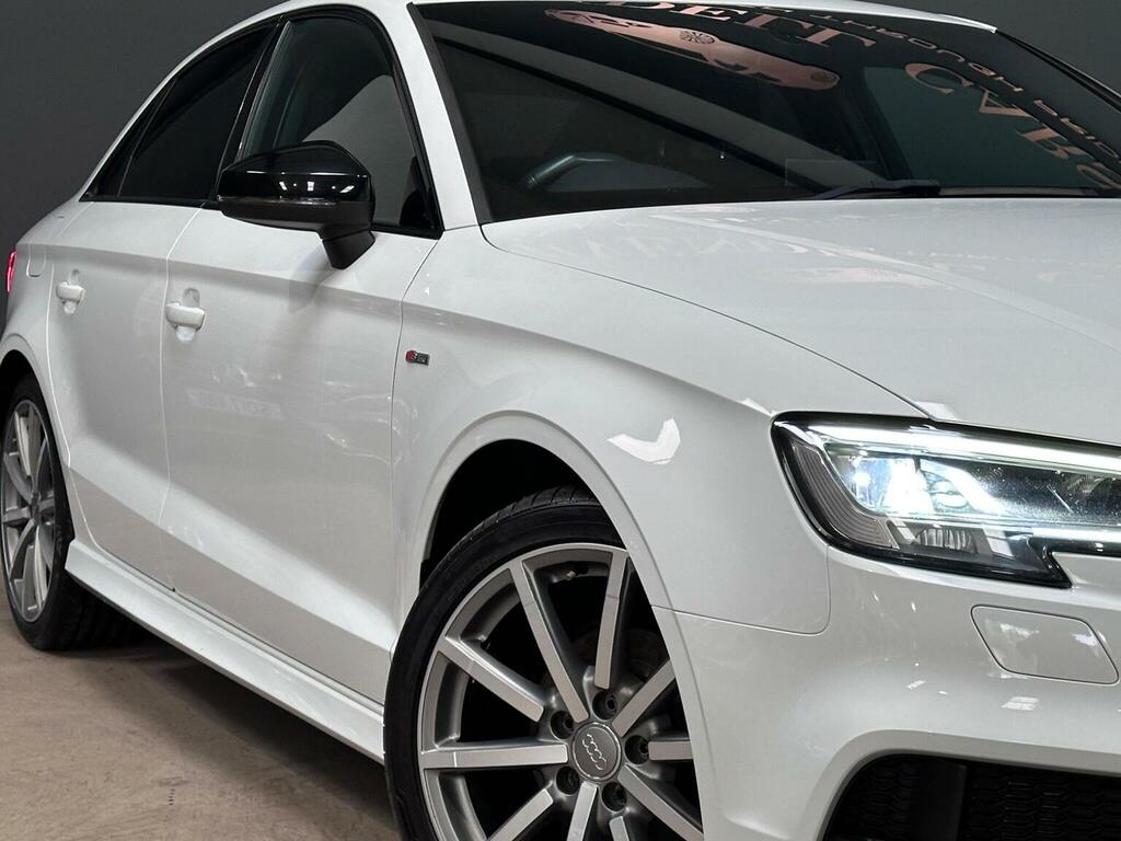Audi A3 Saloon 2.0 Tdi Black Edition S Tronic Euro 6 Ss White #5