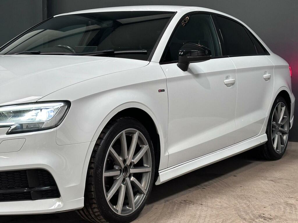 Audi A3 Saloon 2.0 Tdi Black Edition S Tronic Euro 6 Ss White #2