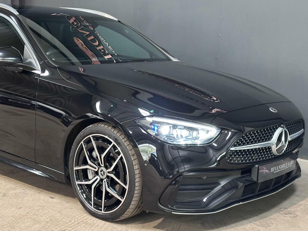 Mercedes-Benz C Class Estate 2.0 C300h Mhev Amg Line Premium Plus G-tr KS73FJN Black #6