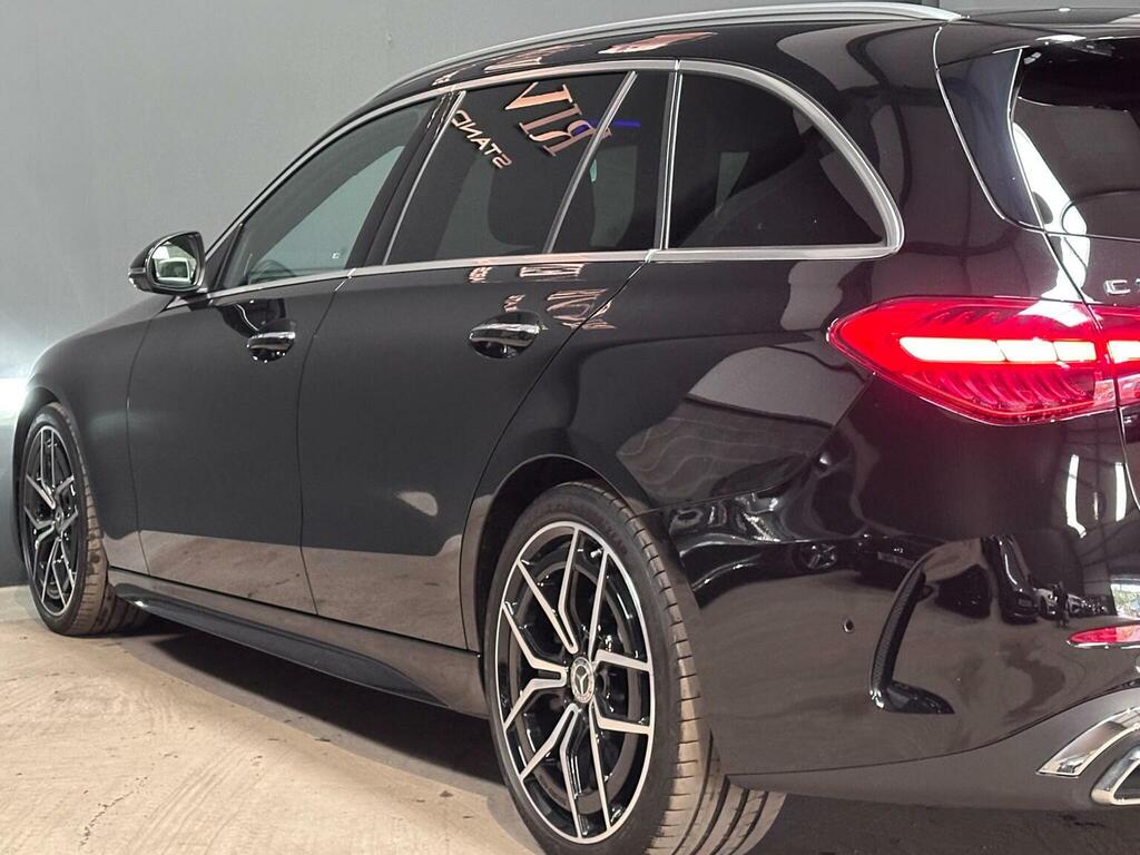 Mercedes-Benz C Class Estate 2.0 C300h Mhev Amg Line Premium Plus G-tr KS73FJN Black #4