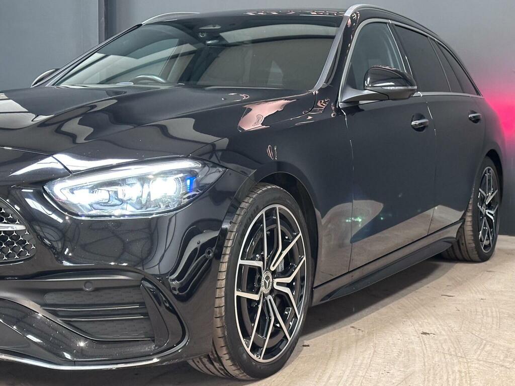 Mercedes-Benz C Class Estate 2.0 C300h Mhev Amg Line Premium Plus G-tr KS73FJN Black #3