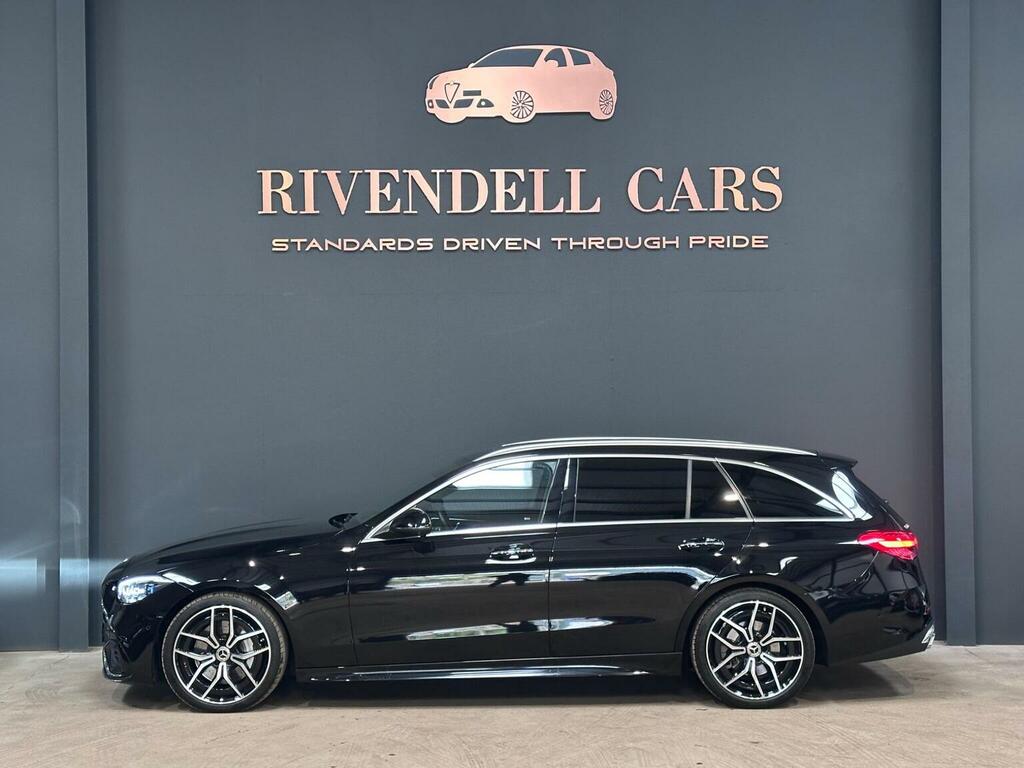 Mercedes-Benz C Class Estate 2.0 C300h Mhev Amg Line Premium Plus G-tr KS73FJN Black #5